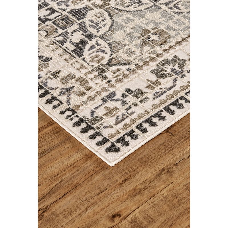 Weave and Wander Kiba Beige Ornamental Area Rug