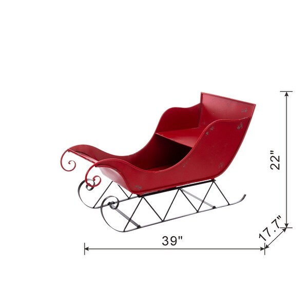 Iron Red/Black Sleigh Large