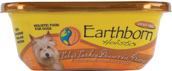 Earthborn Holistic Toby's Turkey Dinner Grain-Free Natural Moist Dog Food