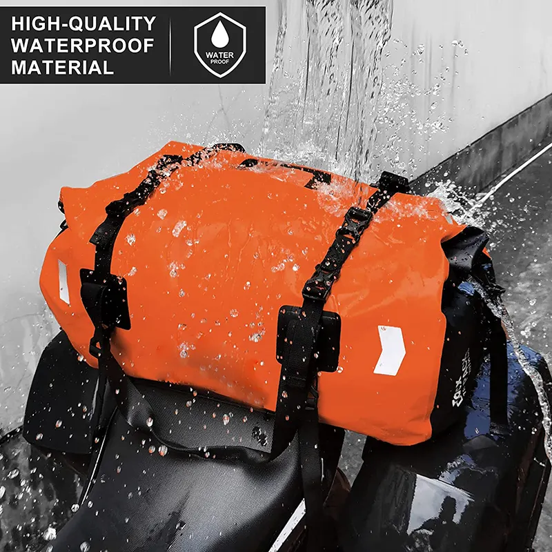 Motorcycle Waterproof Bag Large Capacity Motorcycle Dry Duffel Bag for Travel Hiking Camping