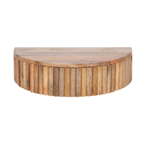 Kate and Laurel Reid Ribbed Floating Side Table