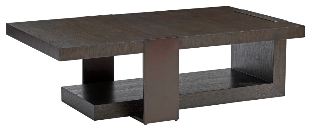 Quarry Rectangular Cocktail Table   Transitional   Coffee Tables   by Lexington Home Brands  Houzz