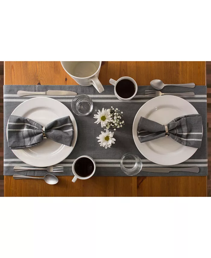 Design Imports French Chambray Table Runner 14 x 72