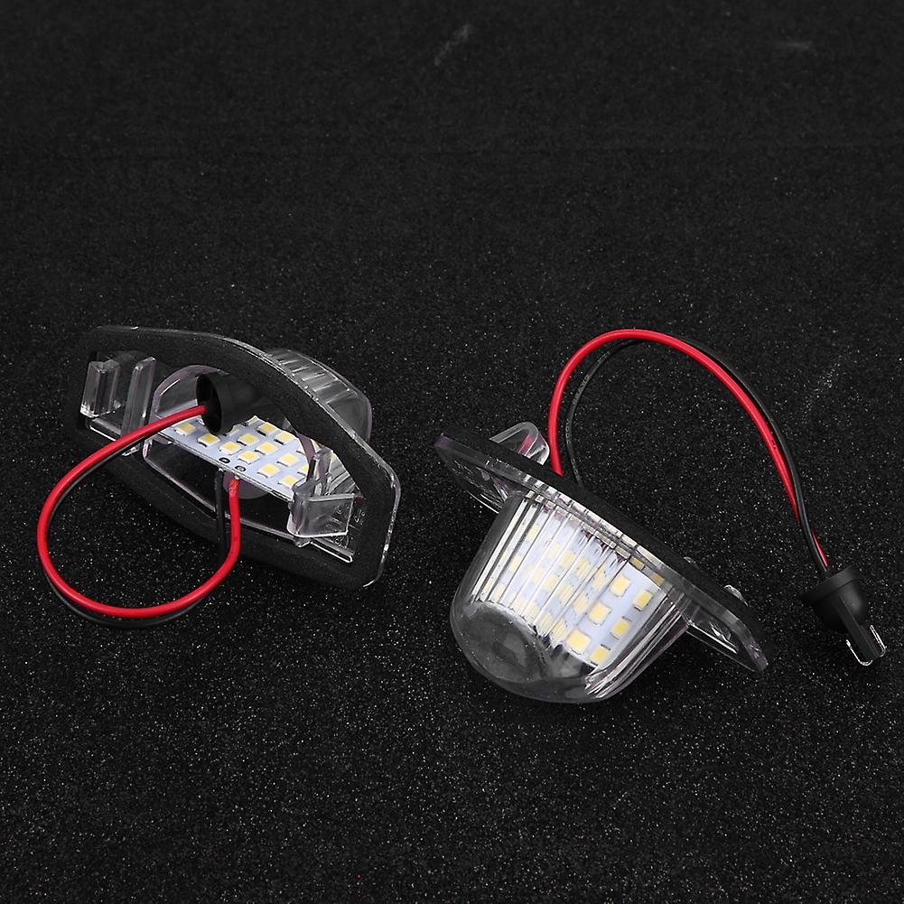 2pcs 18 Led Beads License Plate Led Light Lamp For Honda Odyssay Crv Jazz Fr-v Stream