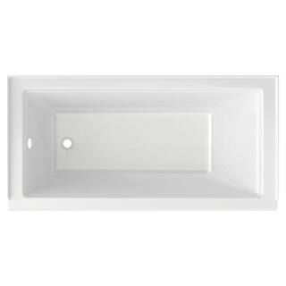 American Standard Town Square S 60 in. x 30 in. Soaking Bathtub with Left Hand Drain in White 2545202.020