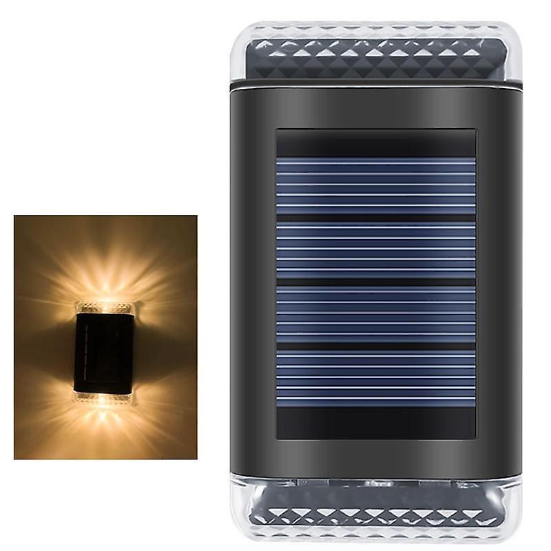 1pcs Solar Wall Lamp Garden Light Illuminated Led Sensing Night Light Outdoor Decoration Lighting