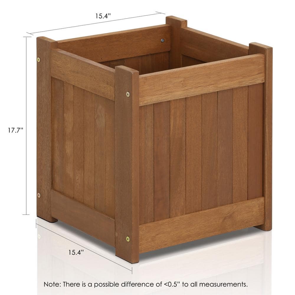 Furinno Tioman Natural Hardwood Flower Box FG16450