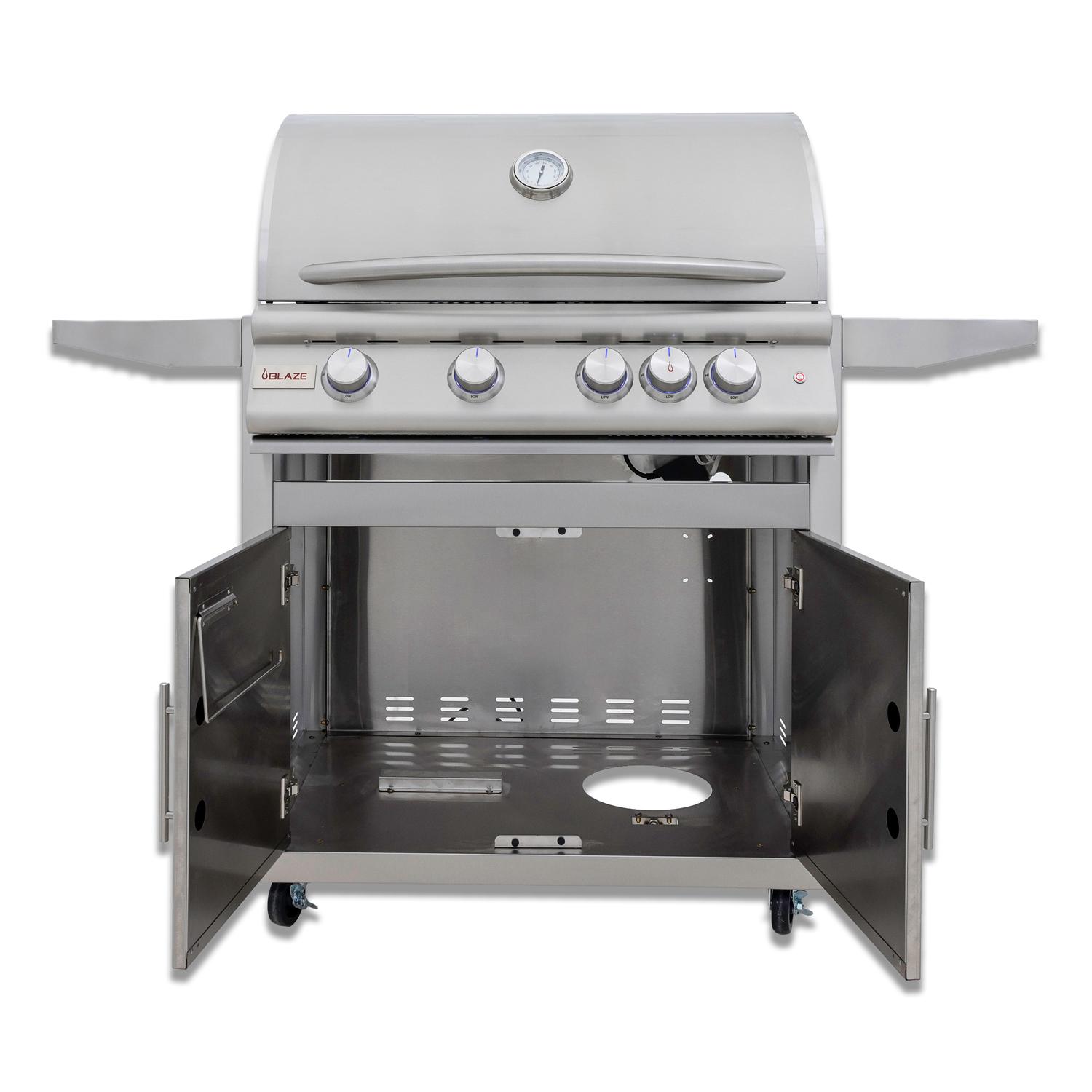 Blaze Grills BLZ4LTE3NG Blaze 32-Inch 4-Burner Premium Lte+ Gas Grill With Rear Burner And Built-In Lighting System, With Fuel Type - Natural Gas