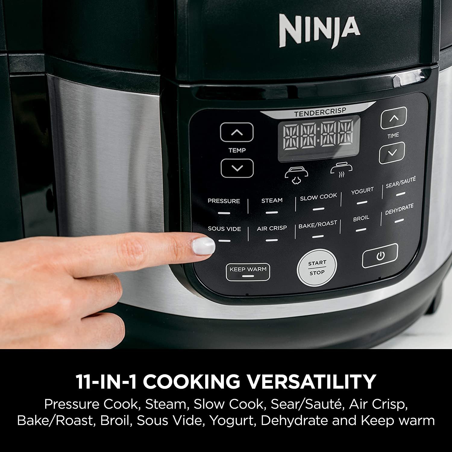 Ninja FD302 Foodi 11-in-1 Pro 6.5 qt. Pressure Cooker and Air Fryer