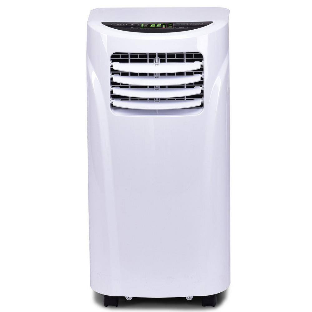 Costway 10000 BTU Portable Air Conditioner and Dehumidifier Function Remote in White with Window Kit EP23049