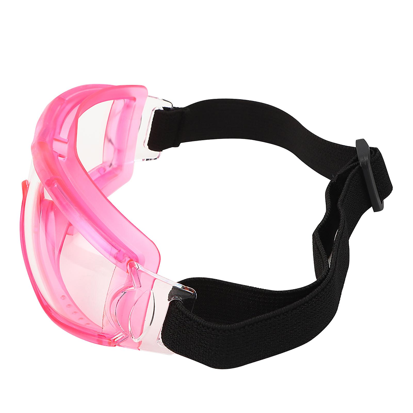 Children Safety Goggles Antispittle Kid Antifog Transparent Outdoor Protective Glasses(rose )