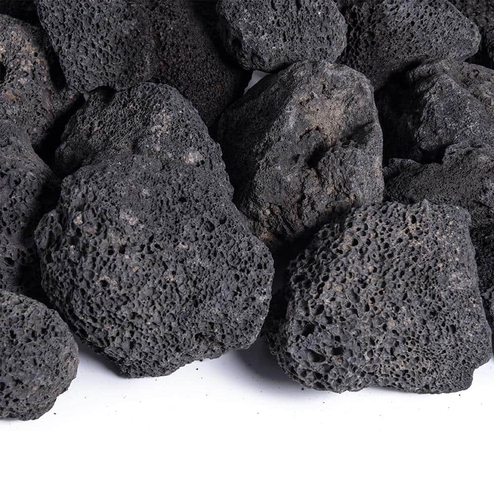 Fire Pit Essentials 10 lbs. Black Lava Rock 1 in. to 3 in. 01-0649