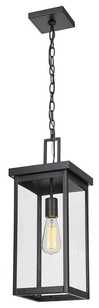 Barkeley 1 Light 8 quotPowder Coated Black Outdoor   Traditional   Outdoor Wall Lights And Sconces   by Millennium Lighting Inc  Houzz