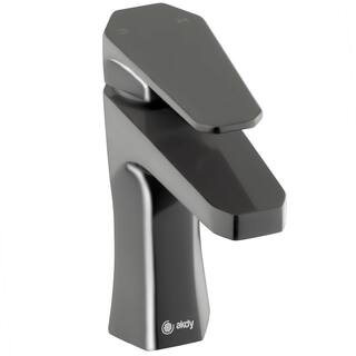 AKDY Single Hole Single-Handle Bathroom Faucet in Brushed Graphite Black BF004-6