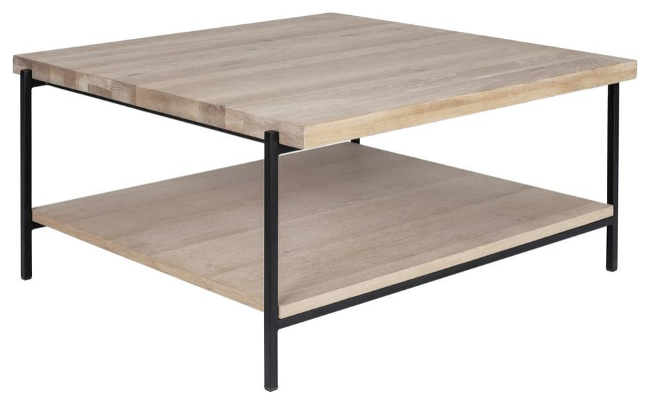 Rugged Oak Two Tiered Coffee Table  Belen Kox   Contemporary   Coffee Tables   by BisonOffice  Houzz