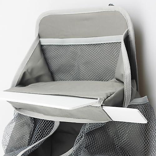 Bassinet Diaper Organizer， Crib Storage Bag - Kids Bedside Organizer | With Hooks And Straps Under B