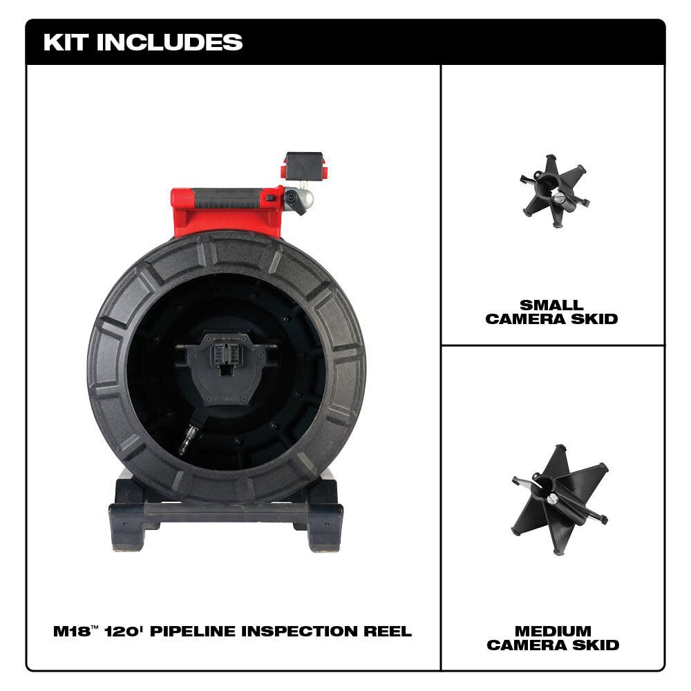 Milwaukee M18 120 ft Pipeline Inspection Reel 2973-20 from Milwaukee