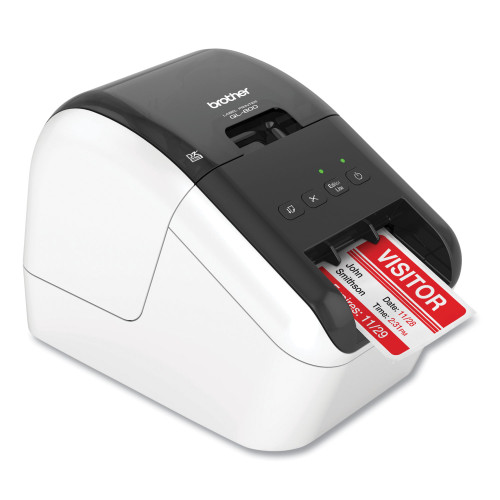 Brother QL-800 High-Speed Professional Label Printer， 93 Labels/min Print Speed， 5 x 8.75 x 6