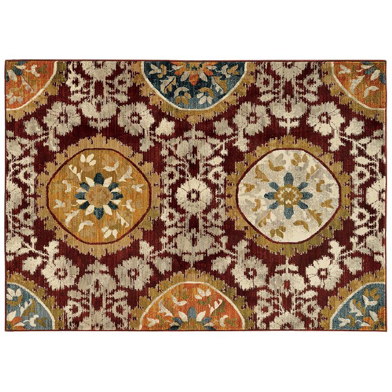 StyleHaven Casa Floral Medallion Rug