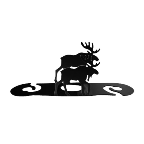 Village Wrought Iron WRC 19 Moose   Wine Caddy