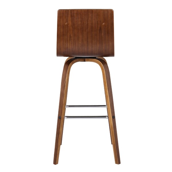 Carson Carrington Skara 30-inch Wood Swivel Bar Height Barstool