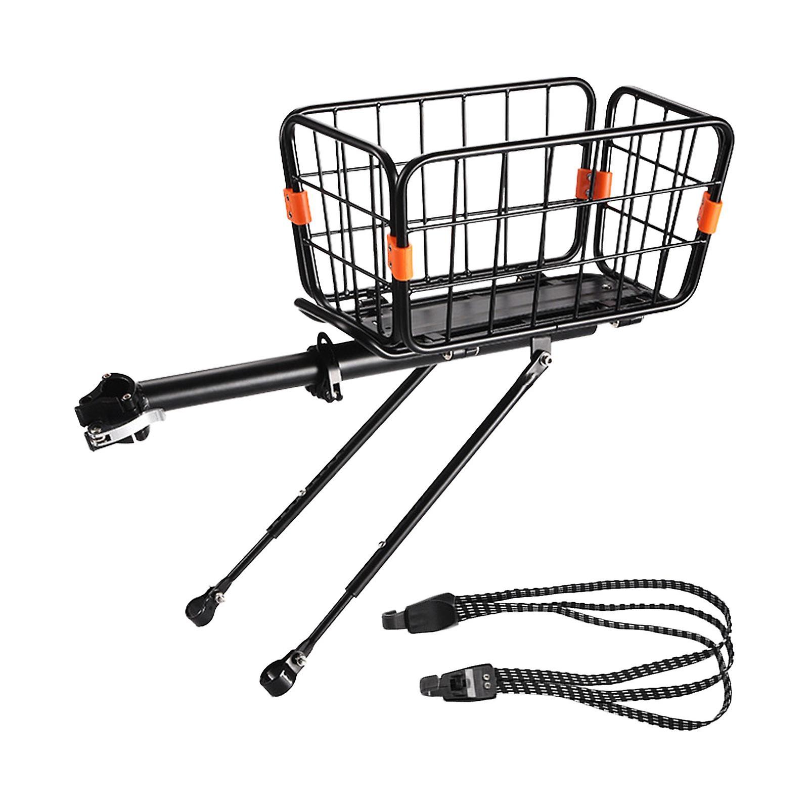 Bicycle Rear Carrier Basket Bicycle Basket For Mountain Bikes Travel Touring