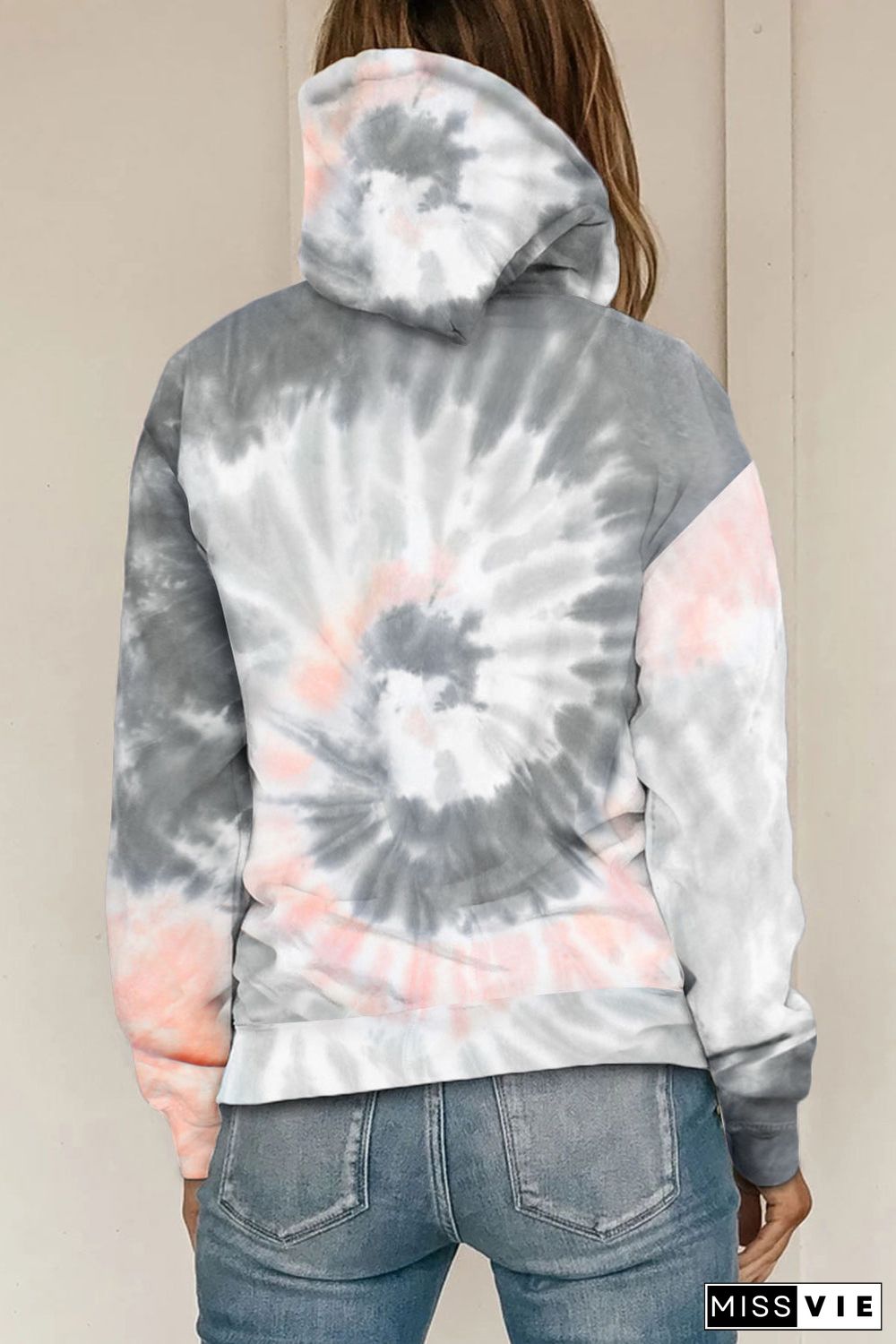 Tie Dye Pattern Hoodie