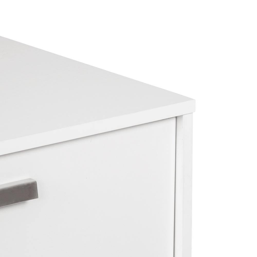 Alaska White Lateral File Cabinet AK4500LFWW