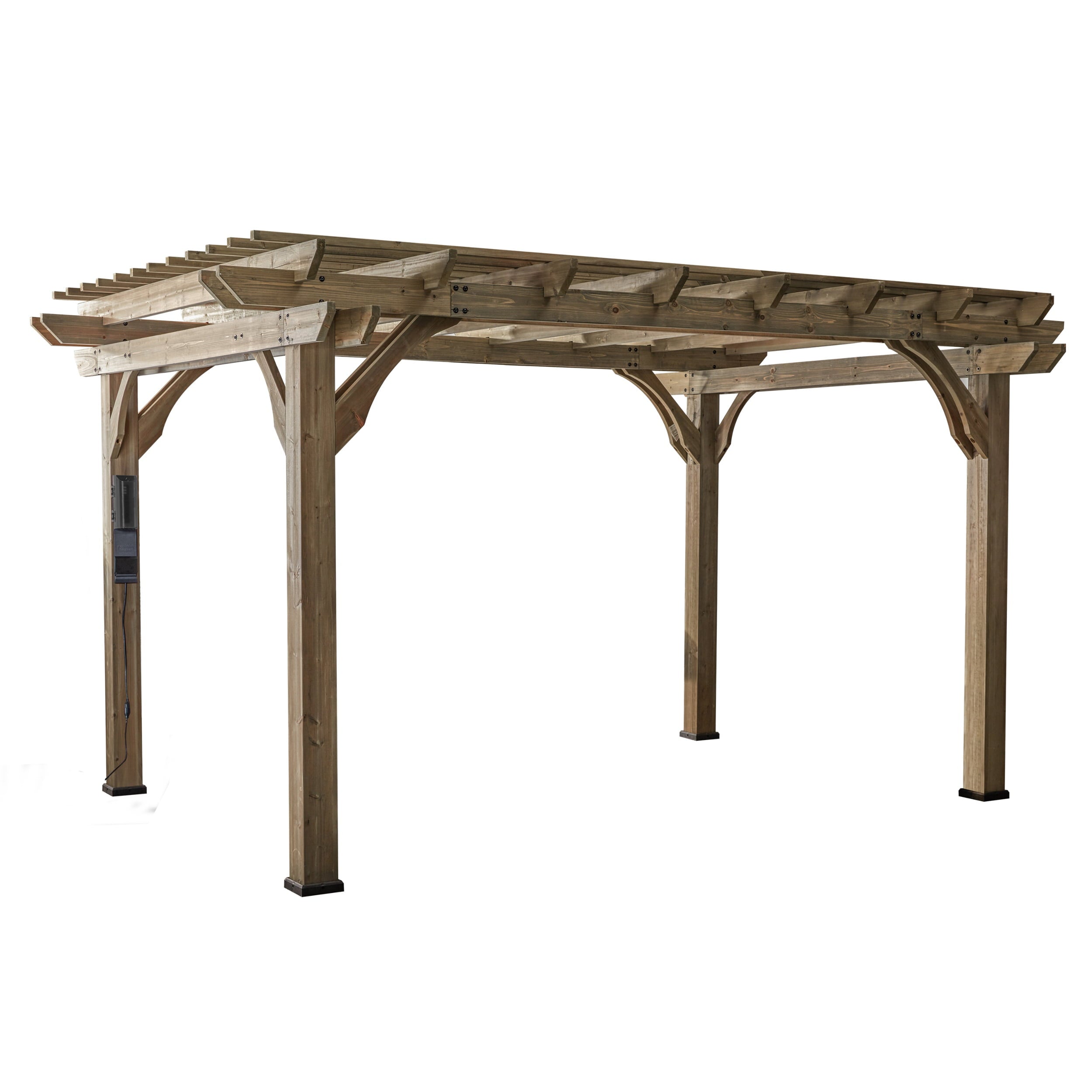 Backyard Discovery Somerville 14' x 10' Cedar Pergola with Electric