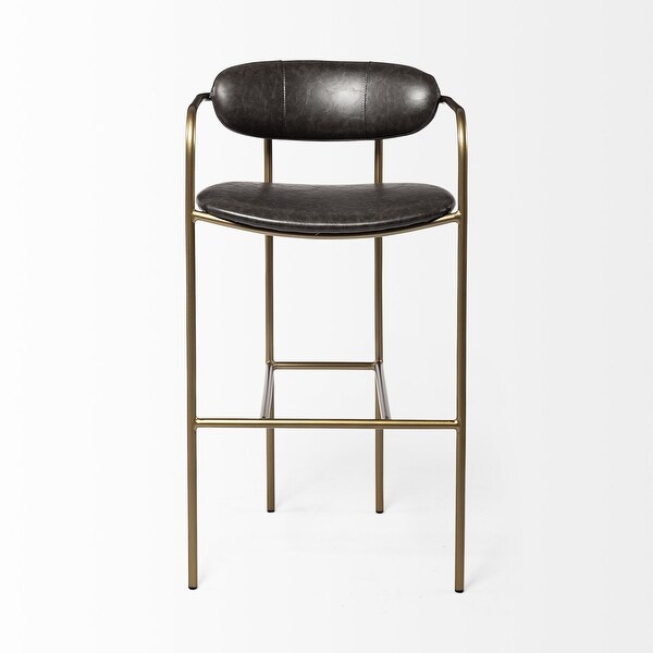 Leather Framed Bar Stool - 20.87