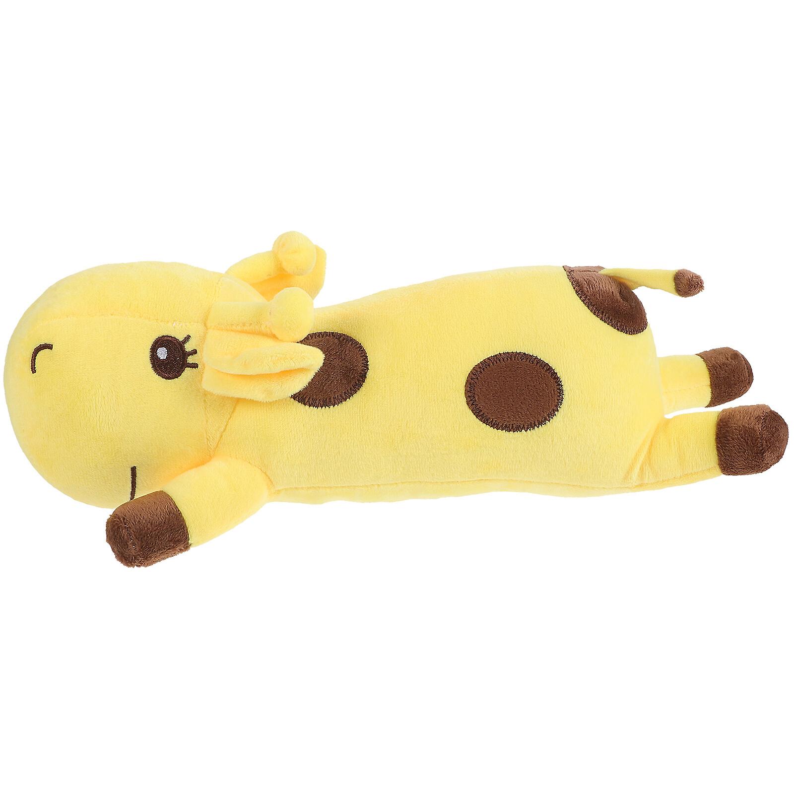 Lying Giraffe Doll Comfortable Stuffed Animal Plush Nap Pillow Cute Giraffe Doll