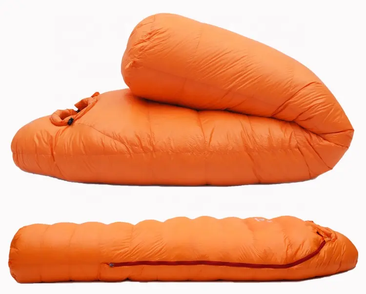 Winter Outdoor Storage Sleeping Bag Thickened Goose Down Material Camping Travel Extreme Cold Resistant and Warm Equipment