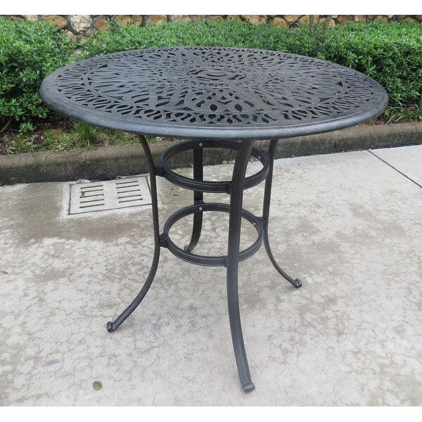 Saybrook Aluminum 42inch Round Bar Table