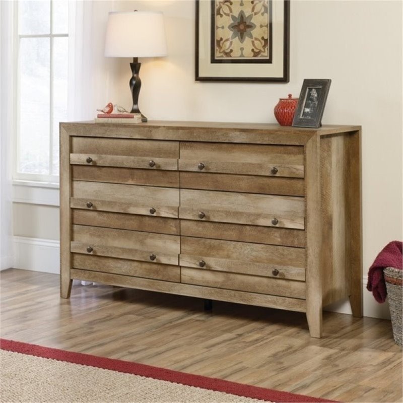 Bowery Hill 6 Drawer Dresser in Craftsman Oak