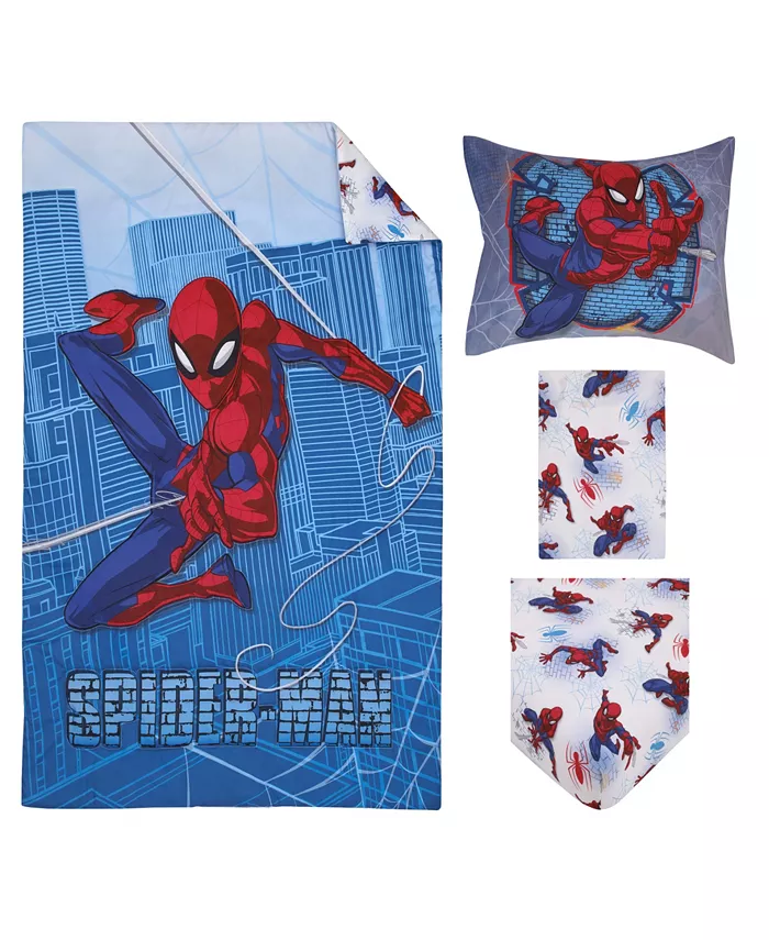 Marvel Spiderman Wall Crawler 4 Piece Toddler Set