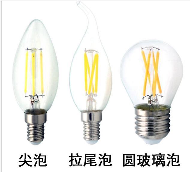 E14 2w Edison Cob ment Retro Led Light Candle/flame Bulb Lamp Chandelier