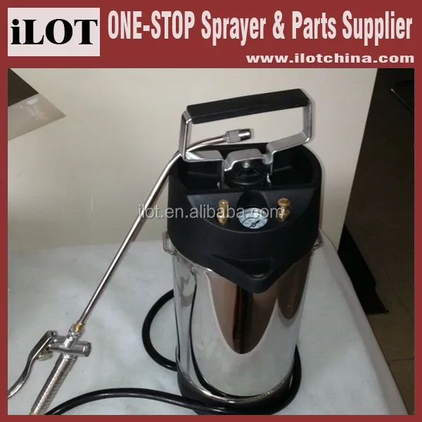 iLot 5/10litre Stainless Steel Auto Pressure High Pressure  Pest Control Garden Compression Sprayer (A Grade)