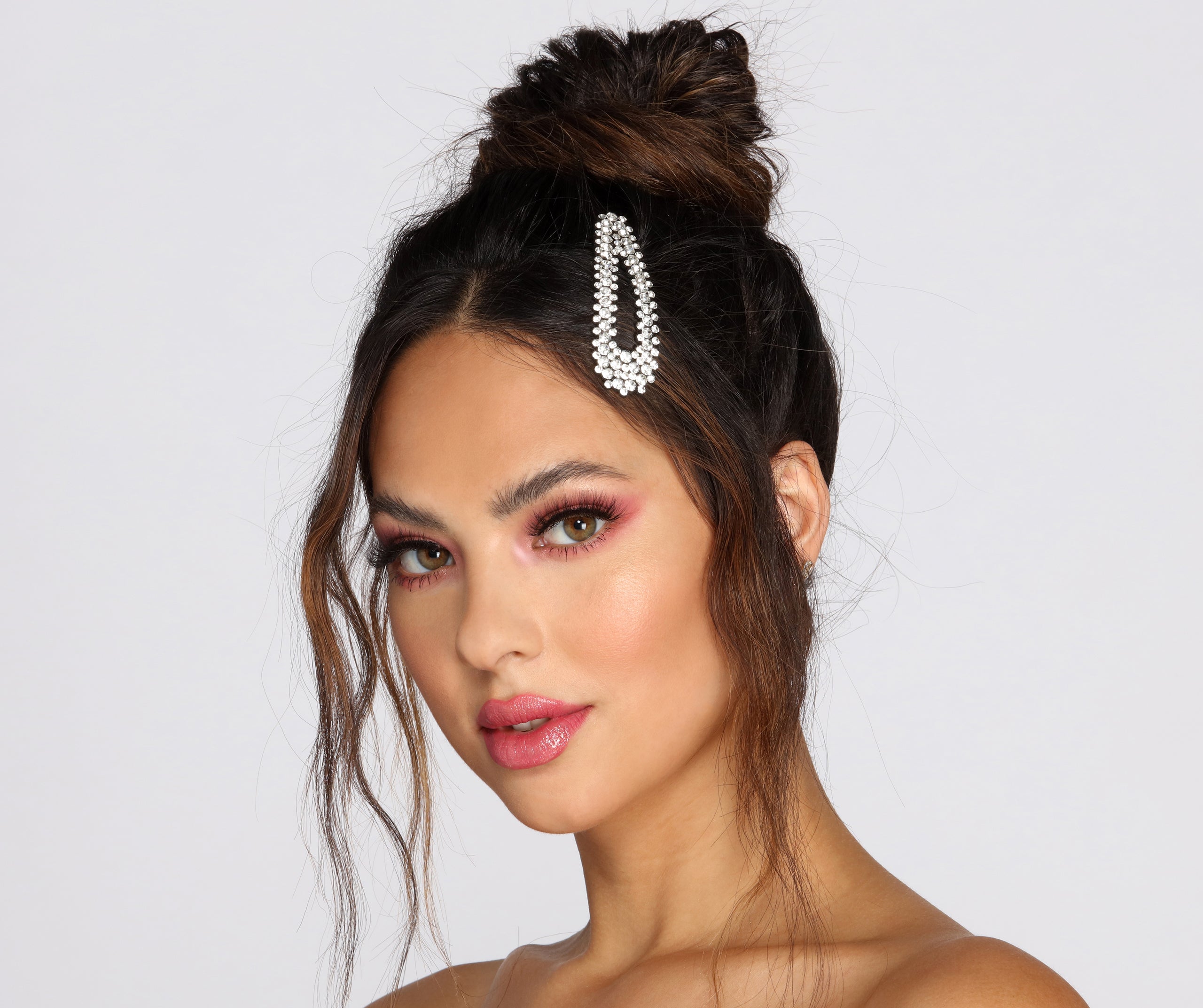 Try Me Rhinestone Hair Clips