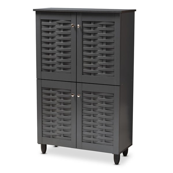 Contemporary Shoe Storage Cabinet - - 26396255