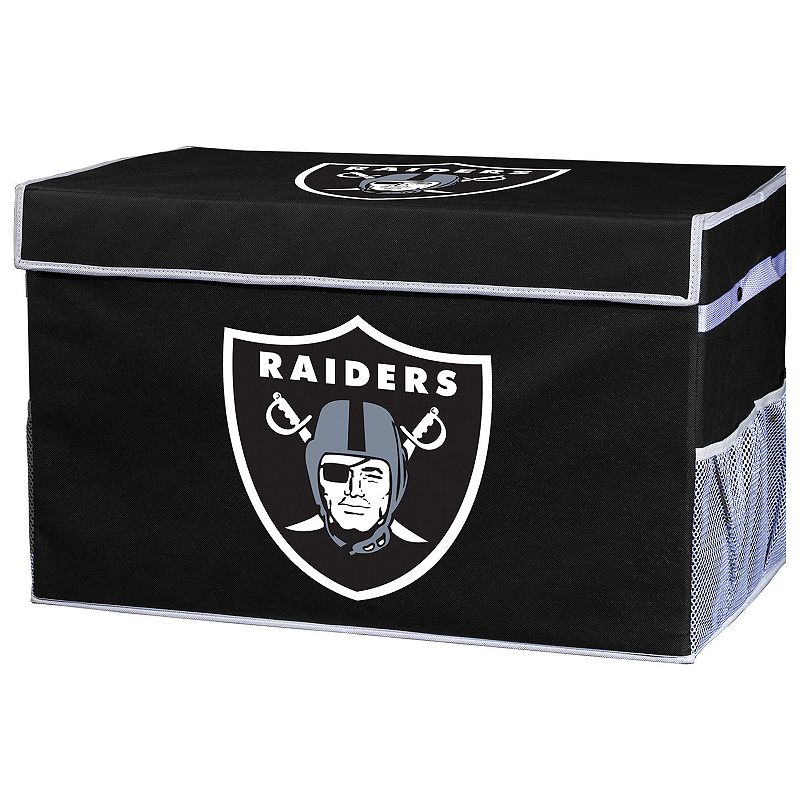 Franklin Sports Oakland Raiders Small Collapsible Footlocker Storage Bin