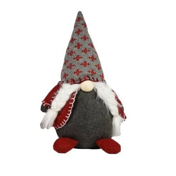 Plush Girl Gnome Christmas Figurine