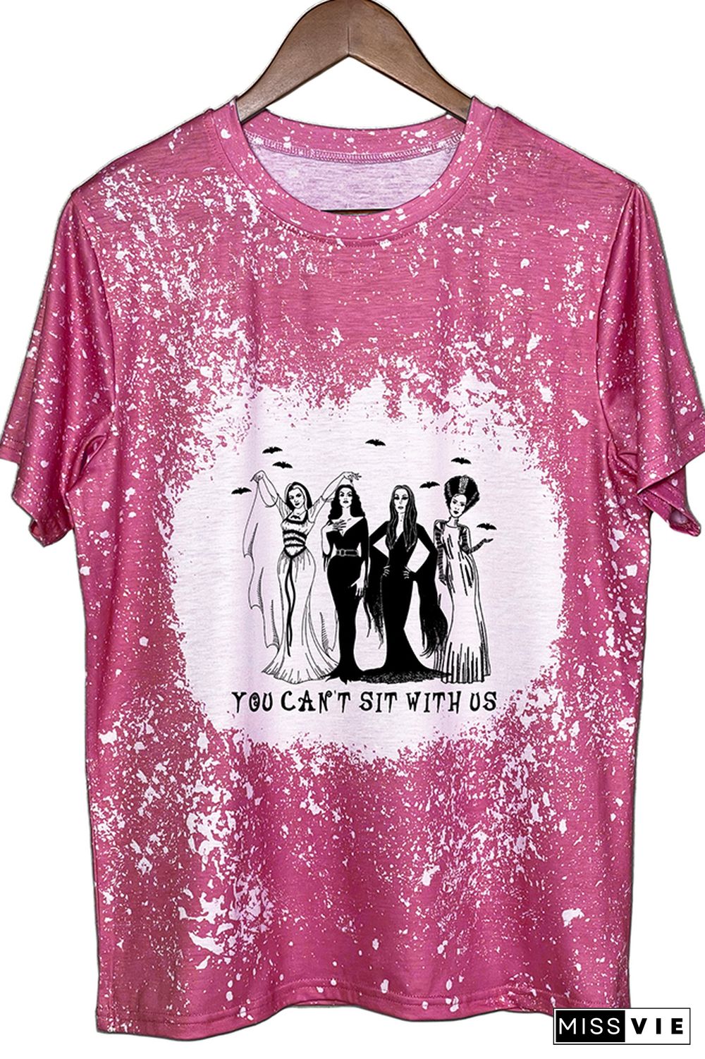 Queens of Halloween - you can't sit with us crewneck Graphic Tee Wholesale