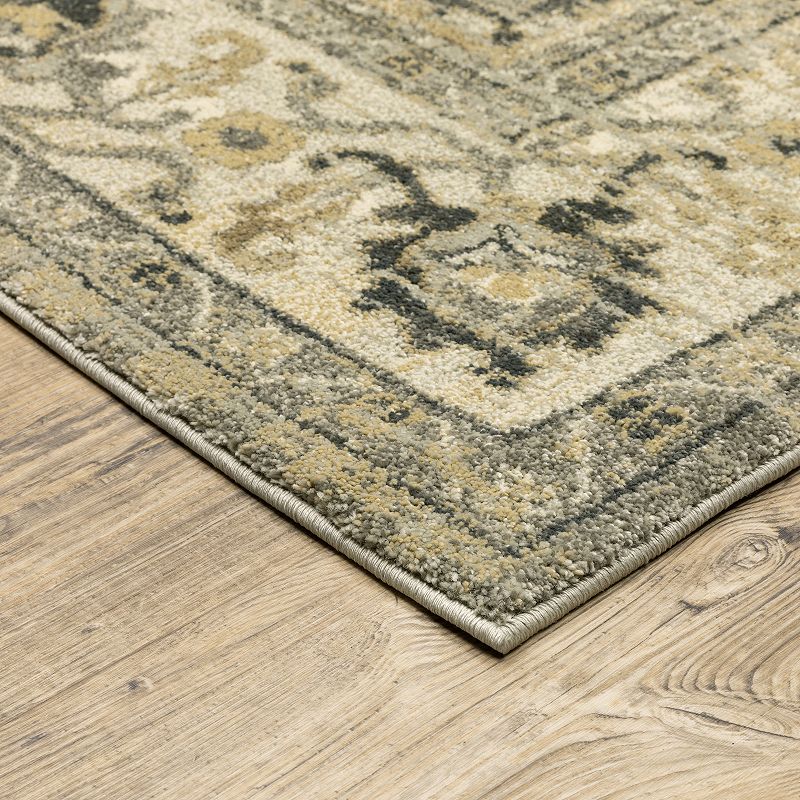 StyleHaven Franklin Vintage Center Medallion Area Rug