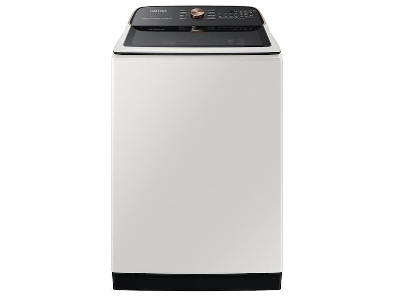 Samsung WA55A7300AE 5.5 Cu. Ft. Extra-Large Capacity Smart Top Load Washer With Super Speed Wash In Ivory