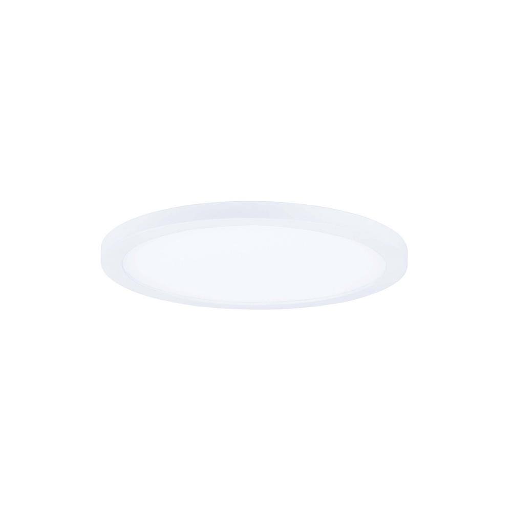 Maxim Lighting Wafer 7 in. White Integrated LED Flushmount Light 57712WTWT