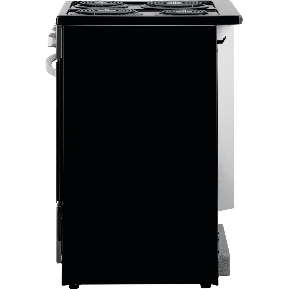 Frigidaire 24 in. 1.9 cu. ft. Freestanding Electric Range with Manual Clean in Stainless Steel FFEH2422US