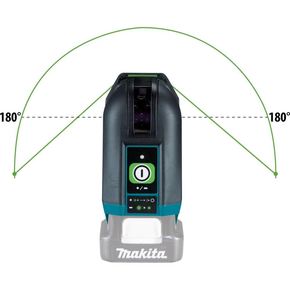 Makita 12V Max CXT Self-Leveling Cross-Line/4-Point Green Beam Laser Bare Tool SK106GDZ from Makita