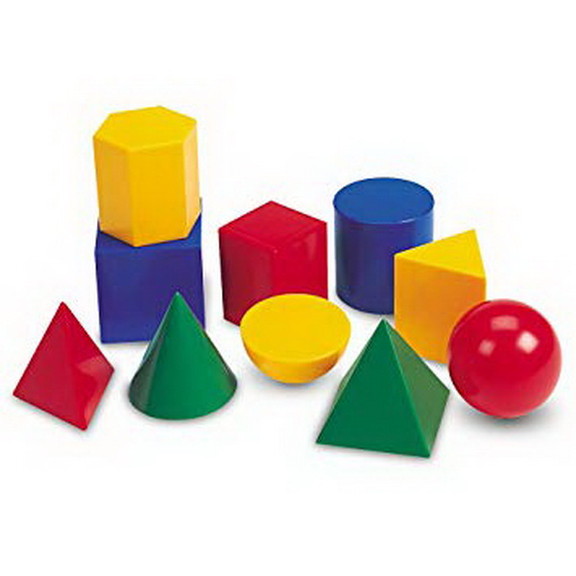 Learning Resources LER0922 Large Geometric Plastic...