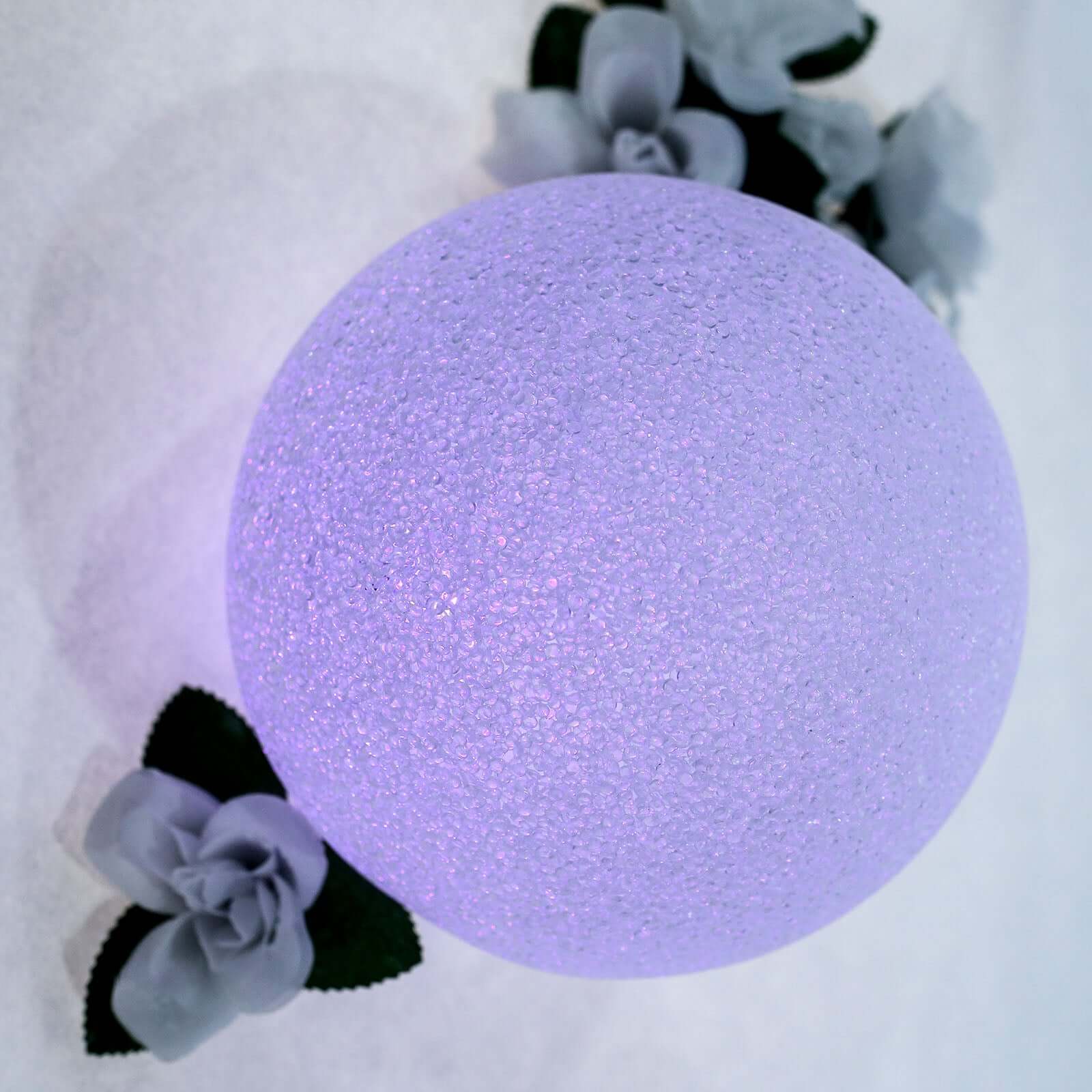 Color Changing LED Ball Light Centerpiece, Battery Operated Light Globe 10