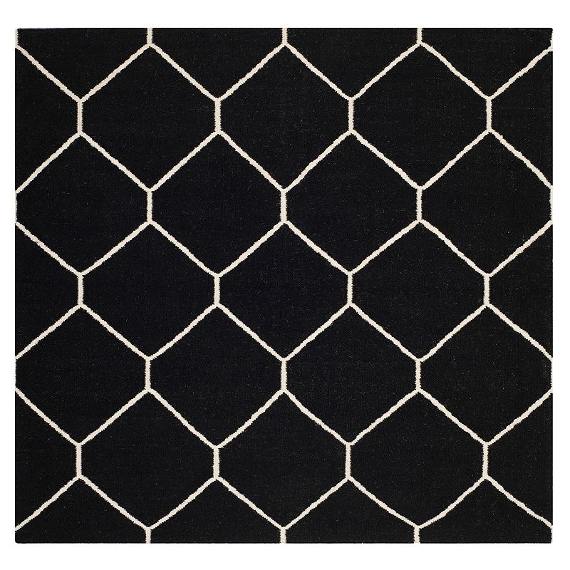 Safavieh Dhurries Netting Handwoven Flatweave Wool Rug